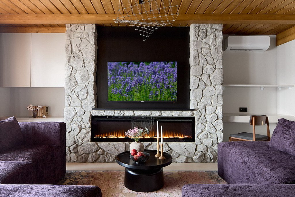 Mystflame Crystal PRO Wi-Fi — chimeneas eléctricas de pared con Wi-Fi