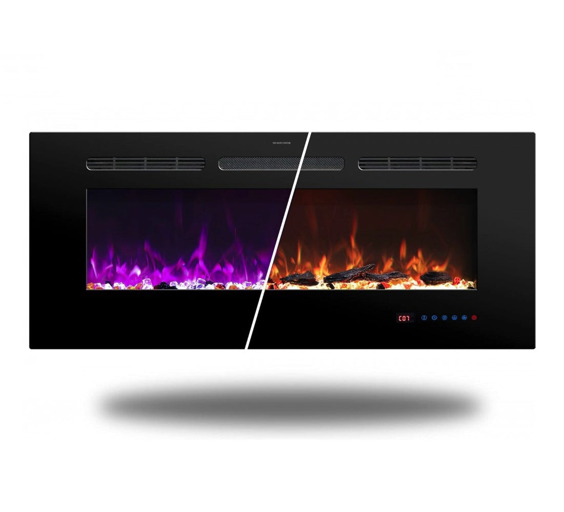 Chimenea eléctrica de pared Mystflame Galaxy.