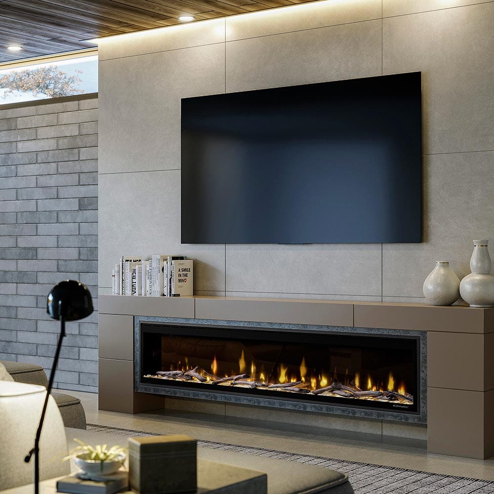 Chimenea eléctrica Dimplex Ignite Evolve 74 de hasta 2 metros de ancho.