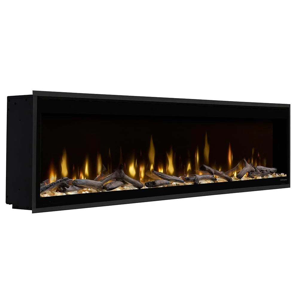 Dimplex Ignite Evolve 74, chimenea eléctrica con leña decorativa.
