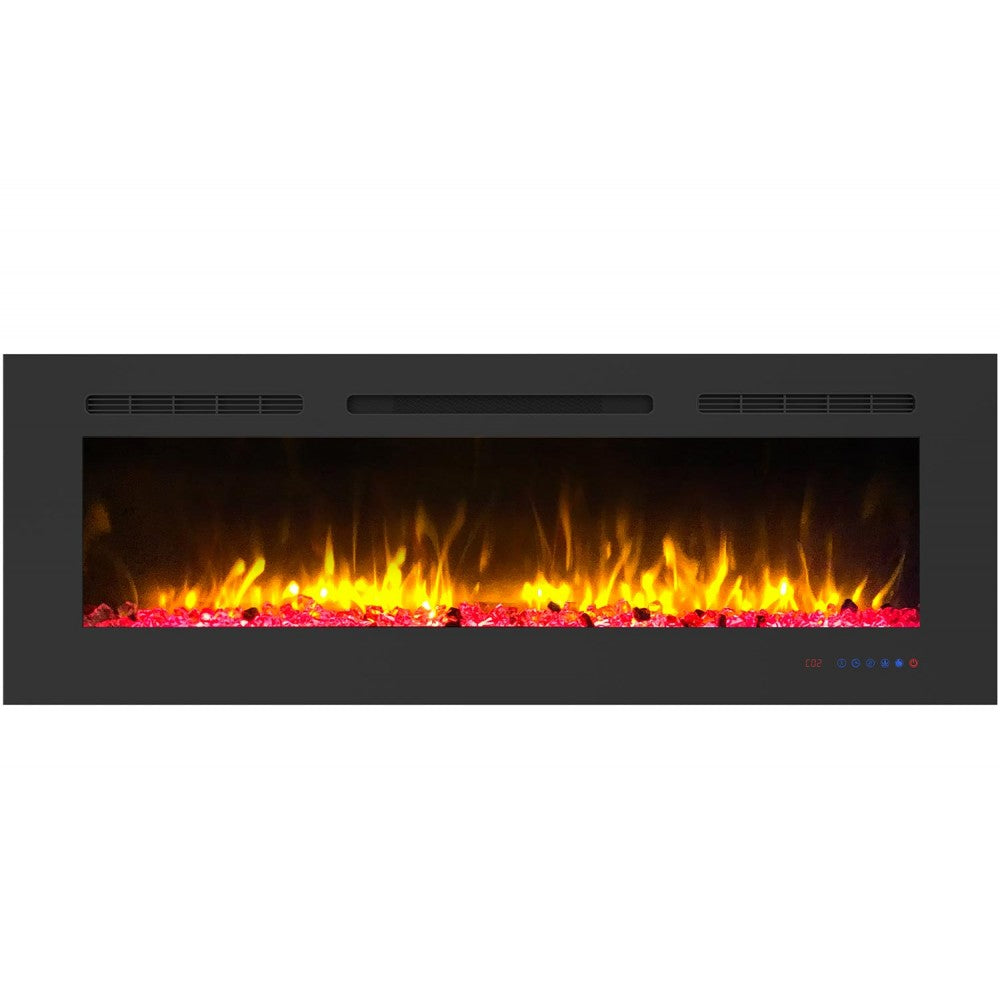 Gran chimenea eléctrica de pared de gran tamaño Mystflame Galaxy 84
