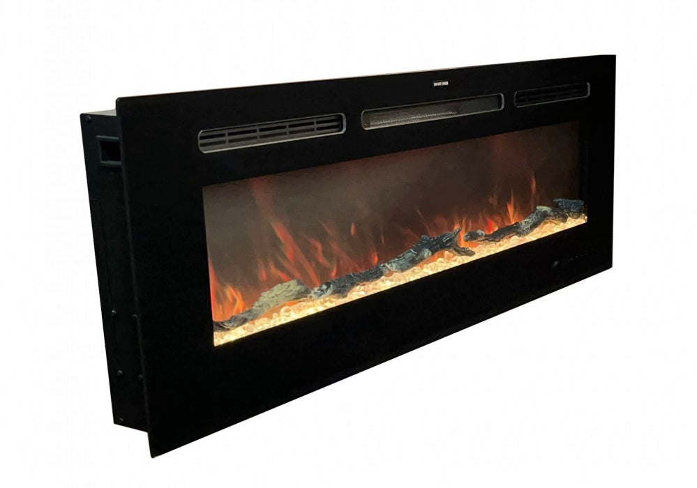Chimenea eléctrica de pared económica con calefacción Mystflame Galaxy