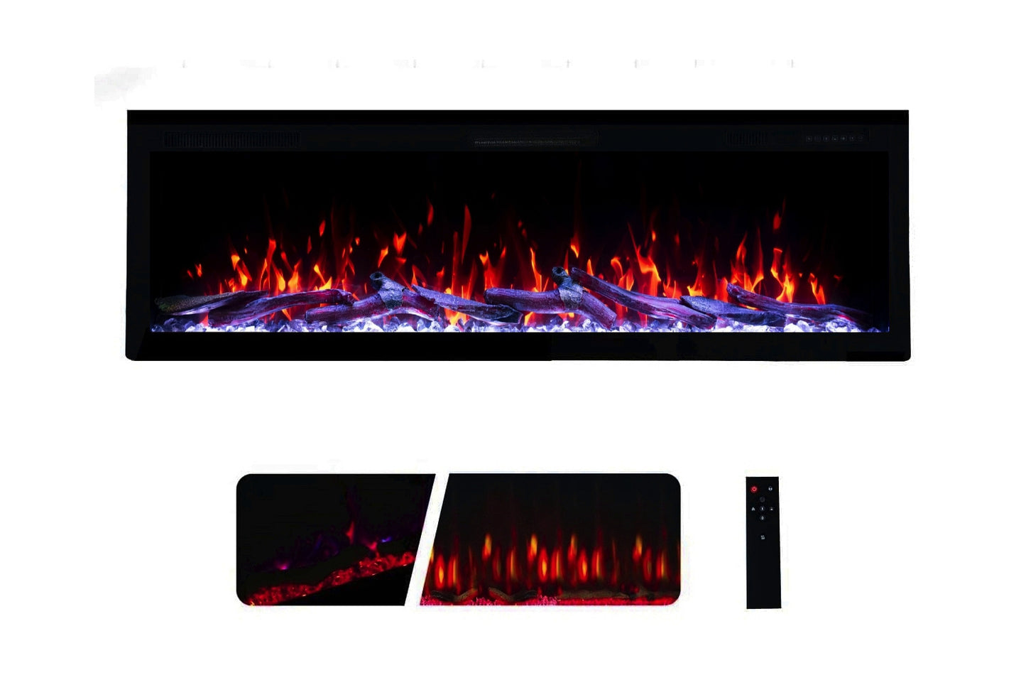 Chimenea eléctrica Weka-Fireplace-E60 con calefacción a un precio económico