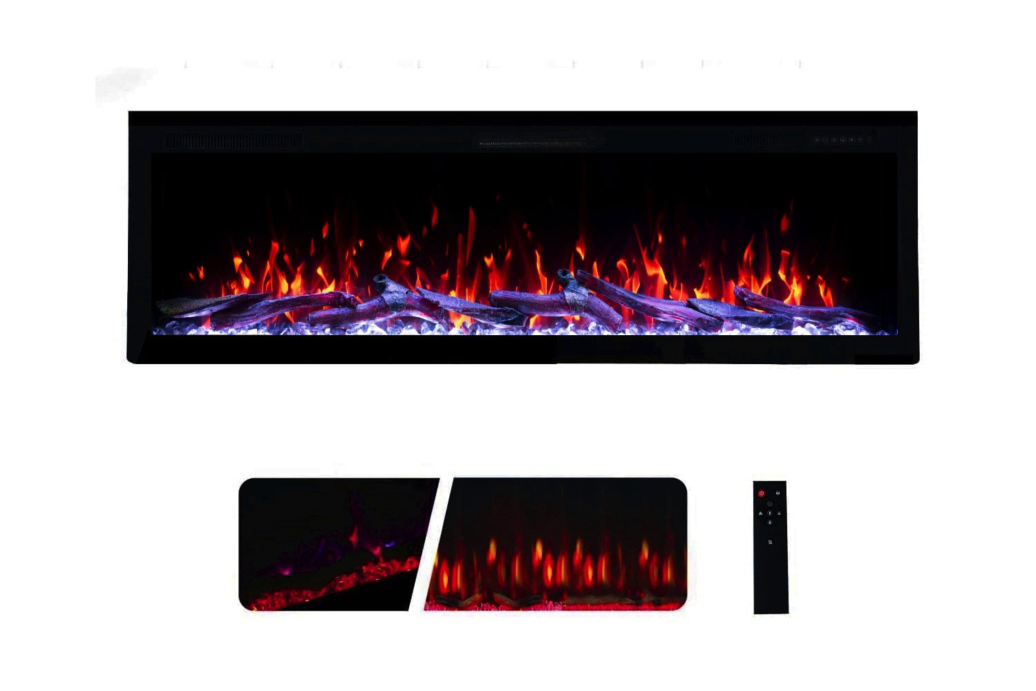 Chimenea eléctrica Weka-Fireplace-E60 con calefacción a un precio económico