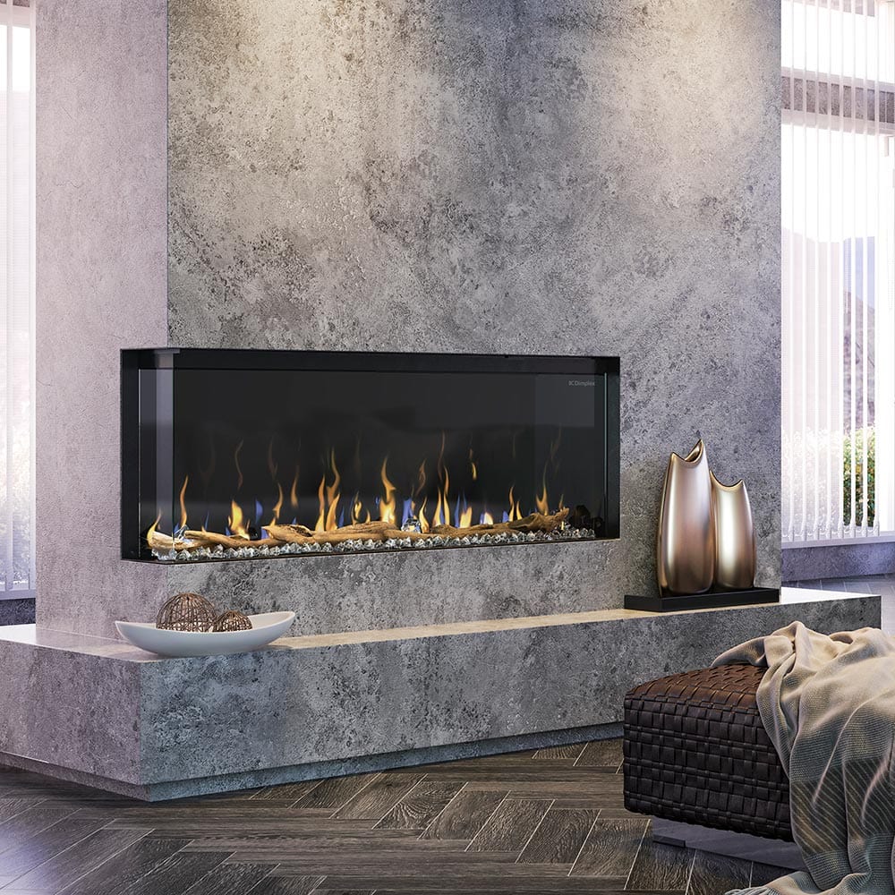 Chimenea eléctrica panorámica empotrada Dimplex Ignite Bold 60.