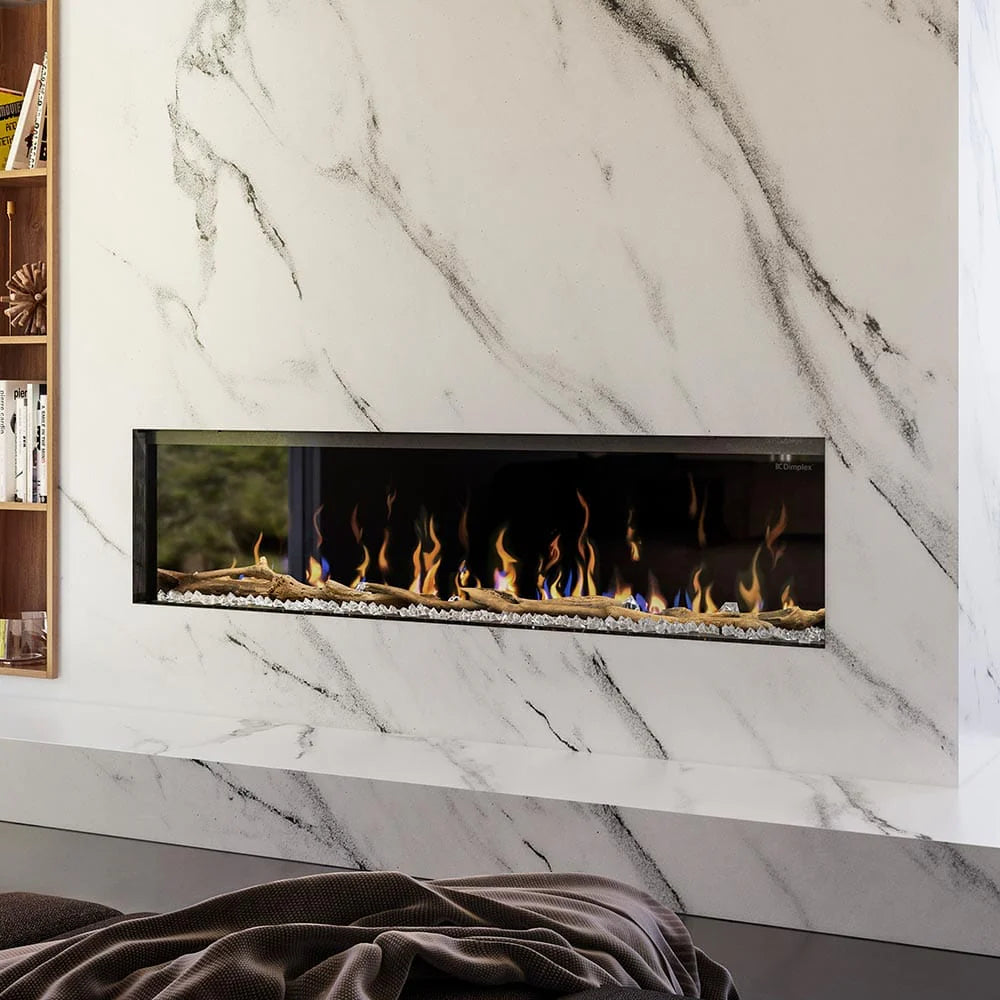 Chimenea eléctrica Dimplex Ignite Bold 74 empotrada en nicho
