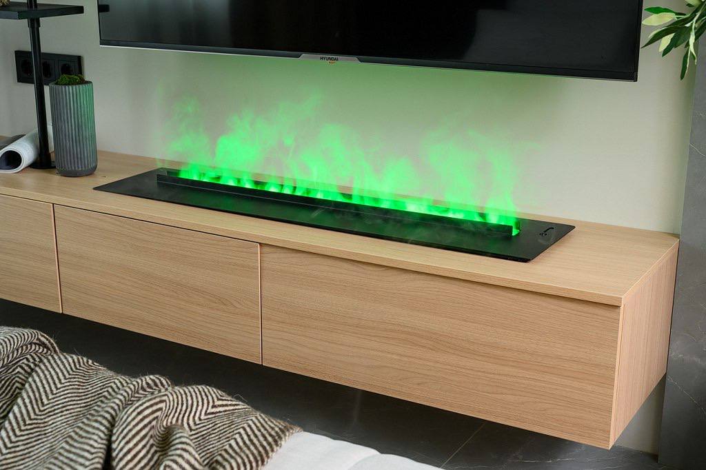 Mystflame 3D-Fire 100 Multicolor WiFi – Chimenea de Vapor de Agua