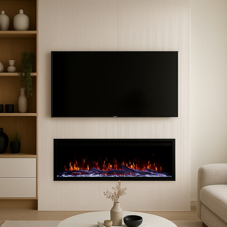 Chimeneas eléctricas empotrables Mystflame Weka