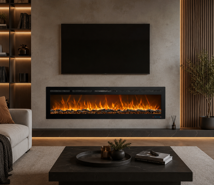 Mystflame Galaxy Pro NEW WiFi Chimeneas Eléctricas con Sonido