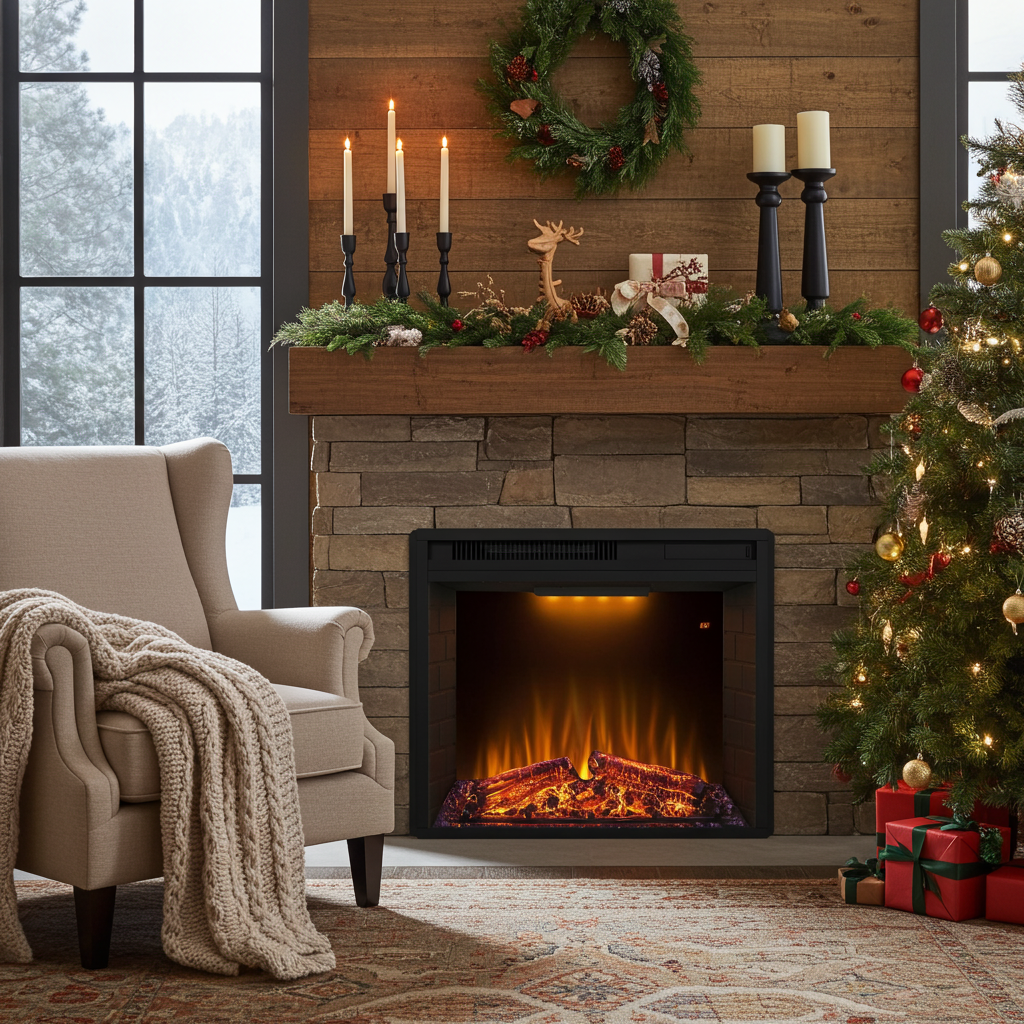 Mystflame GoodFire LED EF23 Chimenea Eléctrica Decorativa (Al×An×Pr) 616×500×225 mm