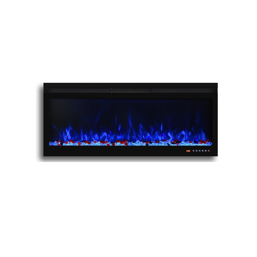 Chimenea eléctrica decorativa de pared Mystflame 3D Perla 50.