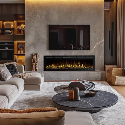 Mystflame Galaxy 60 PRO WiFi Chimenea Eléctrica de Pared (AnxAlxPr) 1524x450x140 mm