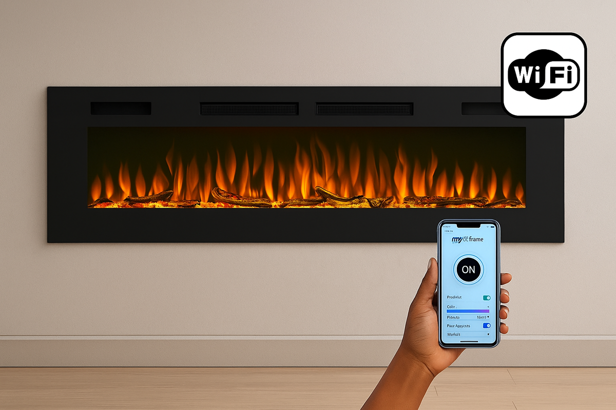 Cargar video: Reseña en vídeo de las chimeneas eléctricas de la serie Crystal WiFi
