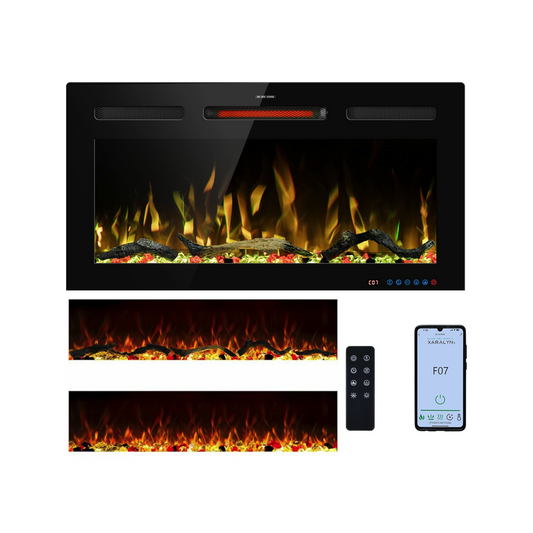 Mystflame Galaxy 36 PRO WiFi Chimenea Eléctrica de Pared (AnxAlxPr) 915x450x140mm
