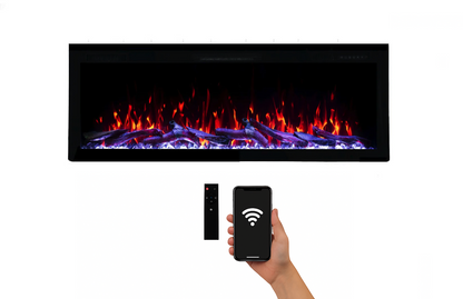 Weka Fireplace E42 WiFi — chimenea eléctrica de pared con Wi-Fi