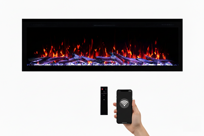Weka Fireplace E50 WiFi — chimenea eléctrica de pared con Wi-Fi