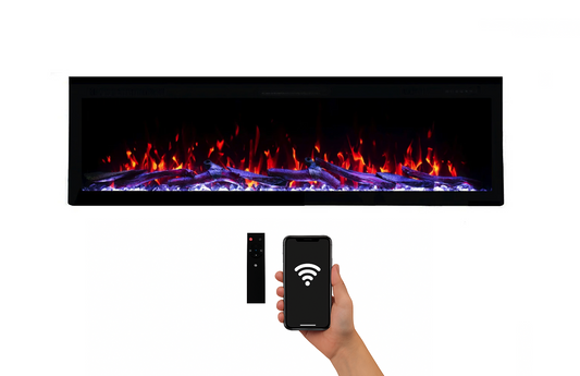 Weka Fireplace E60 WiFi — chimenea eléctrica de pared con Wi-Fi