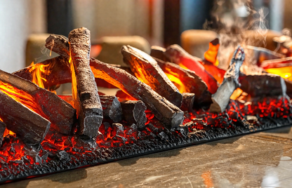 Cassette 1000 Logset — decorative log set for the Dimplex Cassette 1000 electric fireplace.