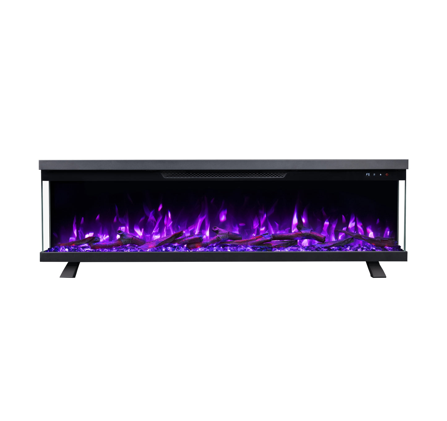 Mystflame Panorama 3S 60 WiFi Chimenea Eléctrica de Tres Caras (AnxAlxPr) 1524×350×187 mm