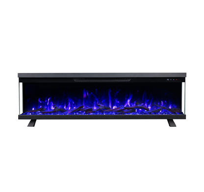 Mystflame Panorama 3S 72 WiFi Chimenea Eléctrica de Tres Caras (AnxAlxPr) 1828×350×187 mm