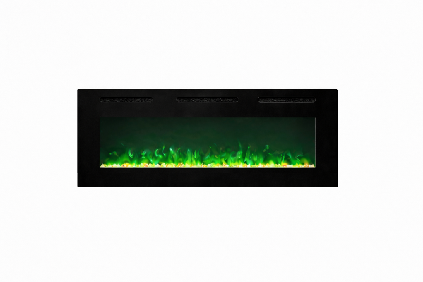 Chimenea eléctrica barata Mystflame Crystal 42 New WiFi con efecto de llama multicolor