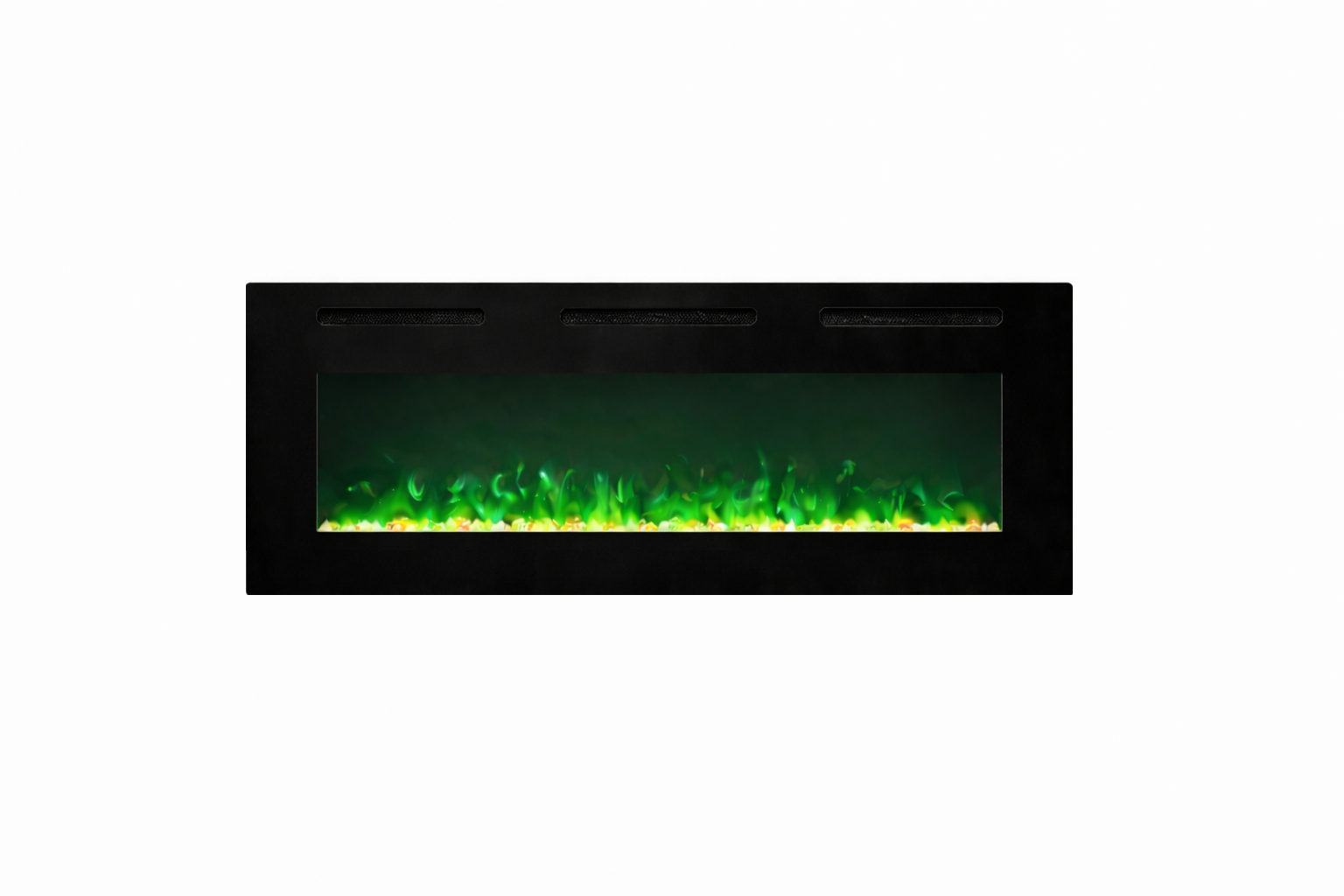 Chimenea eléctrica barata Mystflame Crystal 42 New WiFi con efecto de llama multicolor