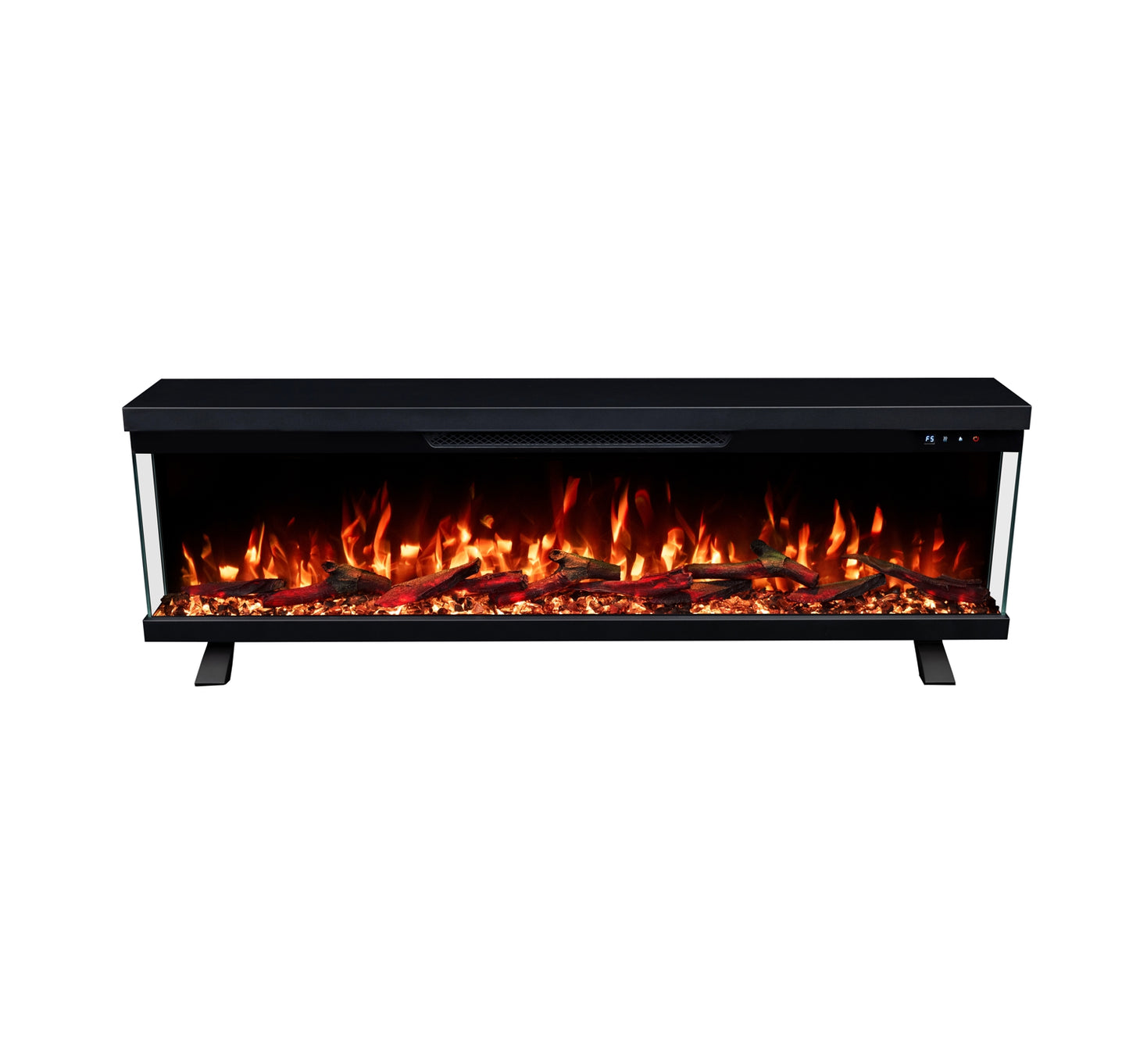 Mystflame Panorama 3S 72 WiFi Chimenea Eléctrica de Tres Caras (AnxAlxPr) 1828×350×187 mm
