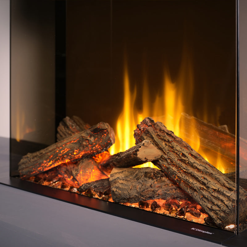 Chimenea eléctrica Dimplex Aspire 30 realista con leños.