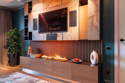 Chimenea eléctrica Dimplex Cassette 1000 ideal para instalar bajo el televisor