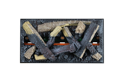 Dimplex Cassette 400 LED LOG Opti-Myst Chimenea Eléctrica de Vapor de Agua (AnxAlxPr) 404x271 x217 mm