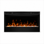 Chimenea eléctrica lineal empotrable y de pared Dimplex Optiflame Prism 34