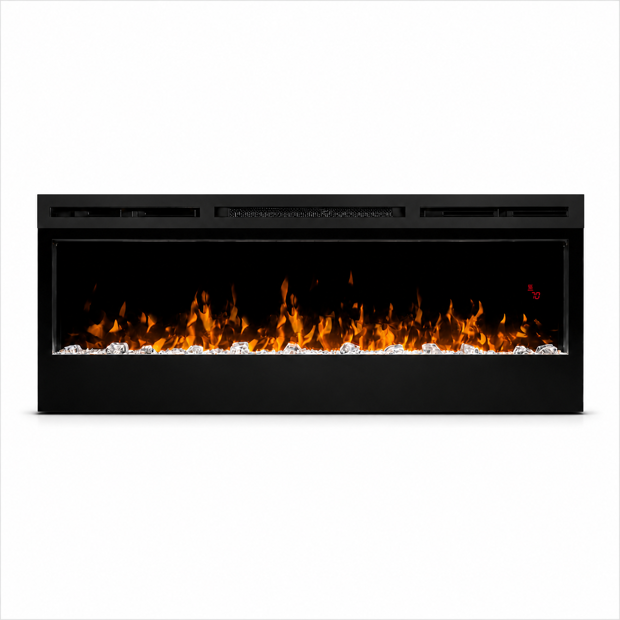 Chimenea eléctrica lineal empotrable y de pared Dimplex Optiflame Prism 50