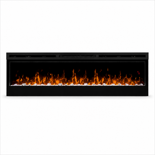 Chimenea eléctrica lineal empotrable y de pared Dimplex Optiflame Prism 74