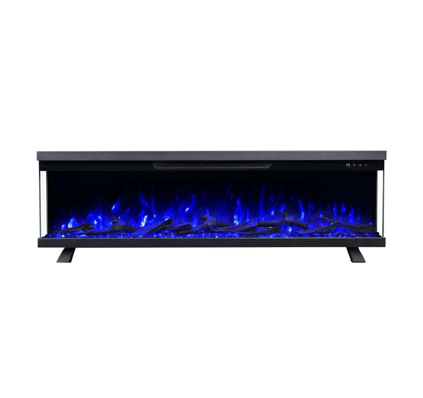 Mystflame Panorama 3S 60 WiFi Chimenea Eléctrica de Tres Caras (AnxAlxPr) 1524×350×187 mm