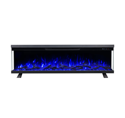 Mystflame Panorama 3S 60 WiFi Chimenea Eléctrica de Tres Caras (AnxAlxPr) 1524×350×187 mm