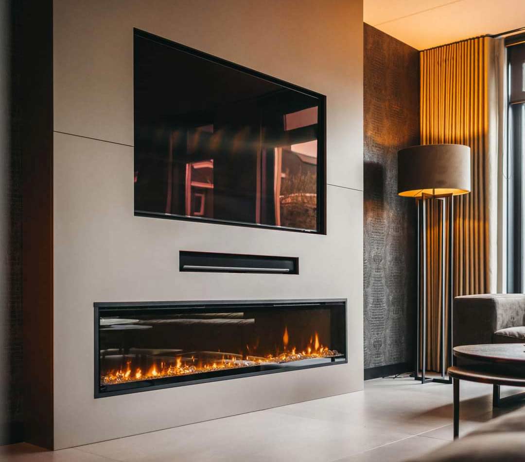 Chimeneas eléctricas Dimplex de pared y empotrables