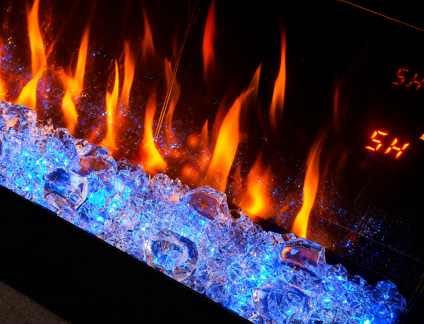 Dimplex Optiflame Prism 34 Linear Electric Fireplace (W×H×D) 867×494×179 mm