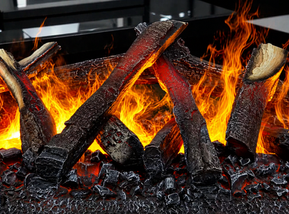 Cassette 1000 Logset — decorative log set for the Dimplex Cassette 1000 electric fireplace.