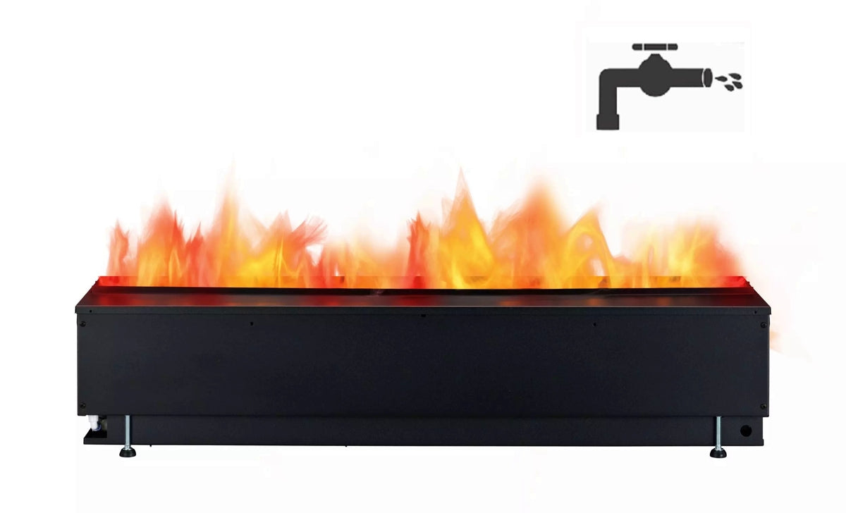 Dimplex Cassette 1000 PRO RGB Multi Opti-Myst water vapor electric fireplace with connection to the water supply
