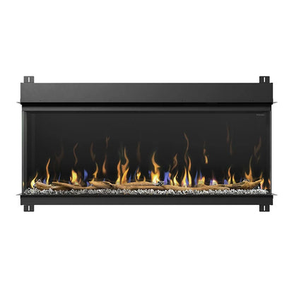Chimenea eléctrica Dimplex Ignite Bold 50 con vista de tres lados.