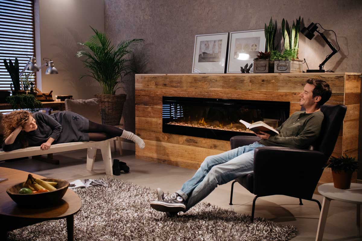 Chimenea eléctrica empotrable Dimplex Prism Optiflame