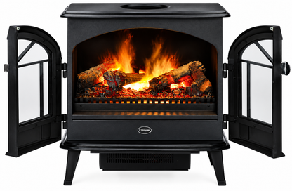 Dimplex Stockbridge Opti-myst SKG20 — chimenea eléctrica independiente con efecto de vapor de agua y función de calefacción