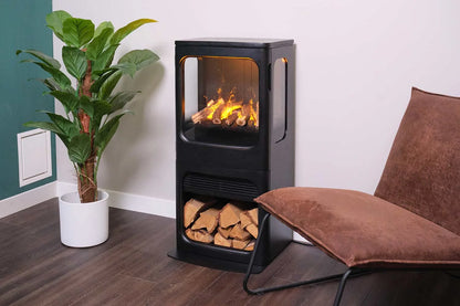 Dimplex Mapleton 100 Opti-Myst Lareira elétrica a vapor de pé com aquecimento (L×A×P) 463×965×443 mm