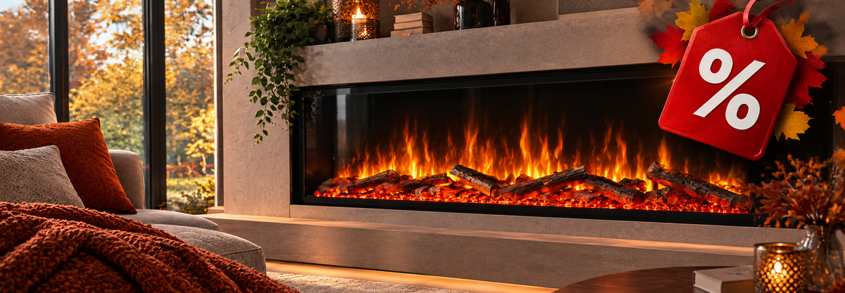Promociones en chimeneas eléctricas Dimplex y Mystflame