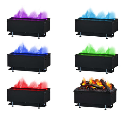 Dimplex Cassette 500 PRO RGB Multi Opti-Myst water vapor fireplace with water supply connection