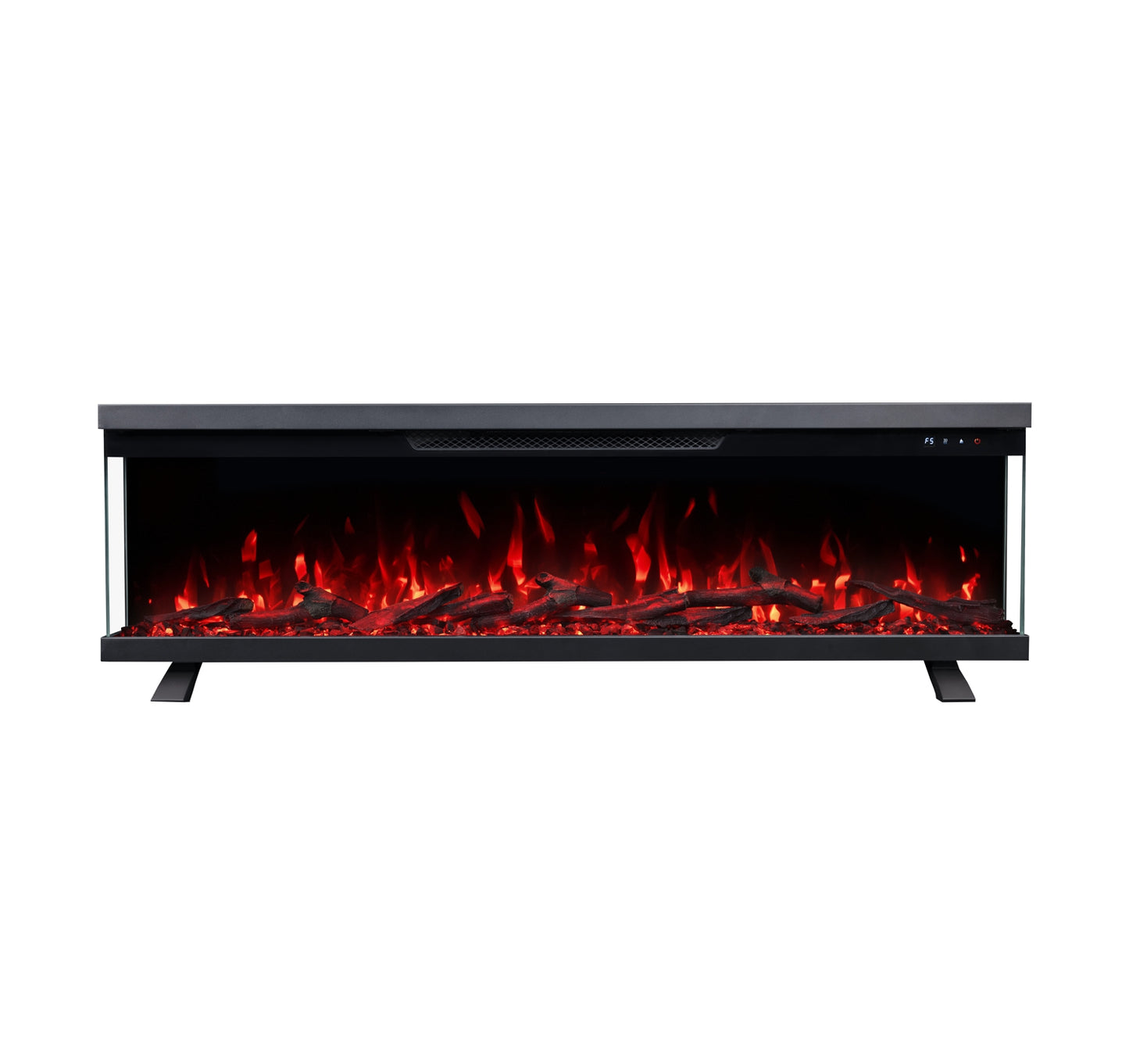 Mystflame Panorama 3S 60 WiFi Chimenea Eléctrica de Tres Caras (AnxAlxPr) 1524×350×187 mm