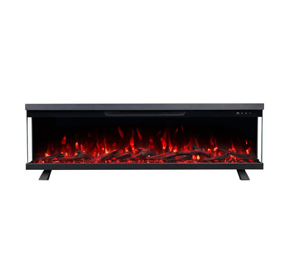 Mystflame Panorama 3S 60 WiFi Chimenea Eléctrica de Tres Caras (AnxAlxPr) 1524×350×187 mm