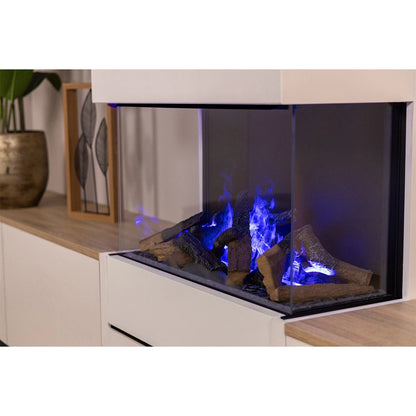 Efecto de llama RGB multicolor de la chimenea eléctrica de vapor Dimplex 3 Step Multi Opti-Myst