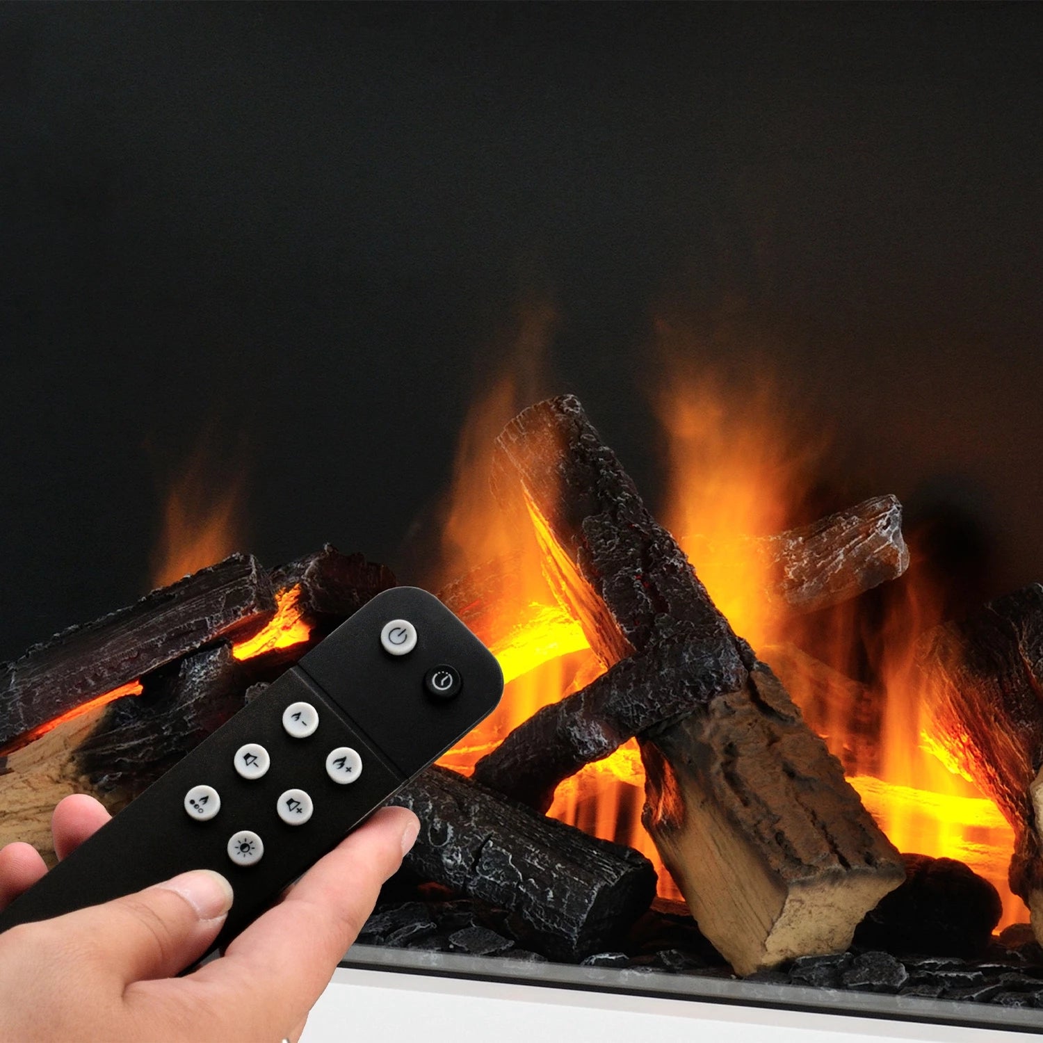 Mando a distancia de la chimenea eléctrica de vapor de tres caras Dimplex 3 Step Multi Opti-Myst