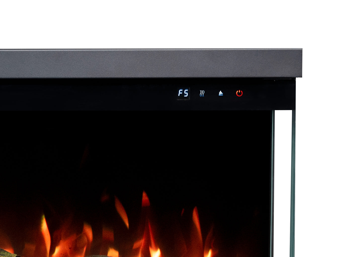 Mystflame Panorama 3S 60 WiFi Chimenea Eléctrica de Tres Caras (AnxAlxPr) 1524×350×187 mm